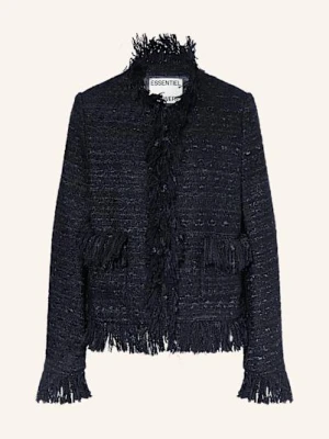 Essentiel Antwerp Kurtka Z Bouclé Iskra blau
