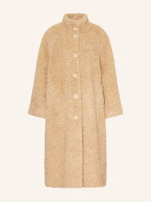 Essentiel Antwerp Płaszcz Z Pluszowego Materiału beige