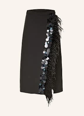 Essentiel Antwerp Spódnica Ivil Z Cekinami schwarz