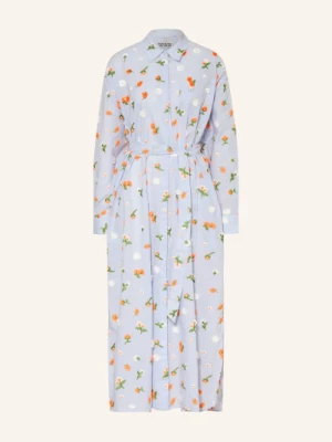 Essentiel Antwerp Sukienka Koszulowa Jamanna Z Kamieniami Ozdobnymi blau