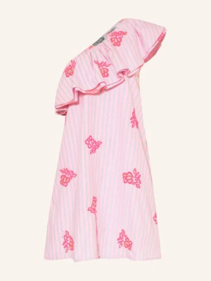 Essentiel Antwerp Sukienka Z Jednym Ramiączkiem Jusjus Z Kamieniami Ozdobnymi I Cekinami rosa