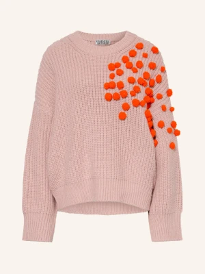 Essentiel Antwerp Sweter Kostar rosa różowy