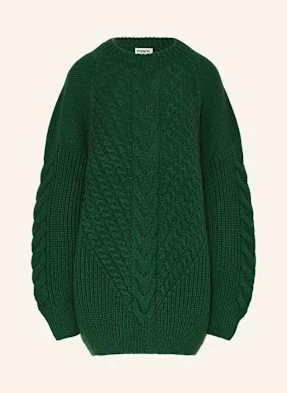 Essentiel Antwerp Sweter Oversize Grive gruen