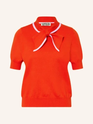 Essentiel Antwerp Sweter Z Dzianiny Jonda rot