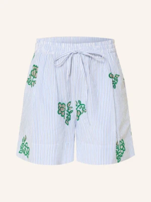 Essentiel Antwerp Szorty Juste Z Cekinami blau