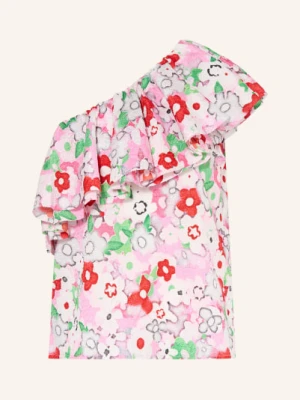 Essentiel Antwerp Top Z Jednym Ramiączkiem Jiland Z Falbanami rosa