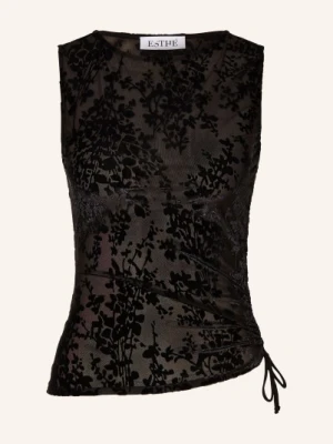 Esthé Aksamitny Top schwarz ESTHÉ