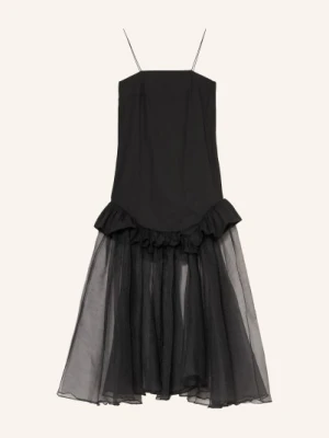 Esthé Sukienka Z Falbanami schwarz ESTHÉ