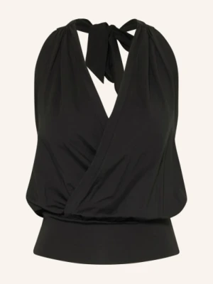 Esthé Top W Stylu Kopertowym schwarz ESTHÉ