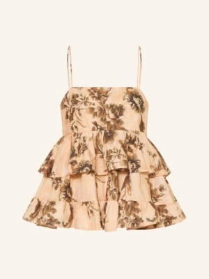 Esthé Top Z Falbanami beige ESTHÉ