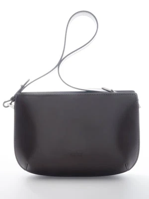 Estro: Elegancka ciemnobrązowa torebka damska na ramię ze skóry naturalnej