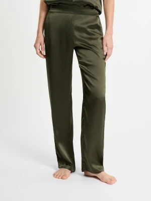 Spodnie piżamowe z jedwabiu Etam