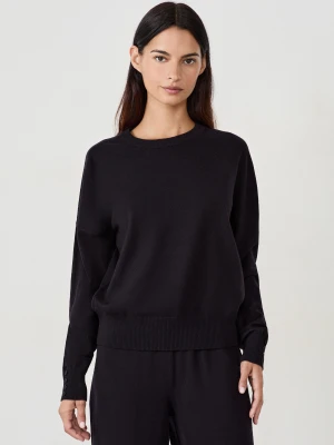 Sweter z Długim Rękawem z okrągłym dekoltem Etam