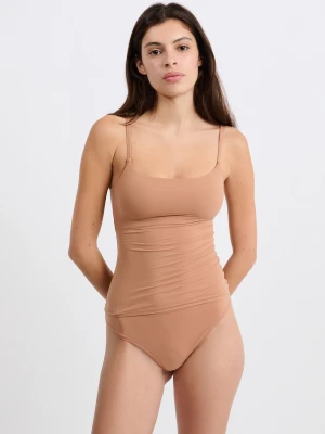 Top z mikrofibry ze zintegrowanym biustonoszem Etam