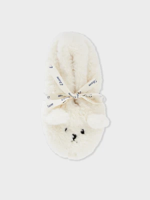 Kapcie z sztucznego futra Etam