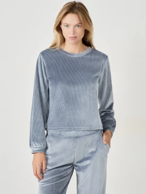 Bluza z efektem weluru Etam