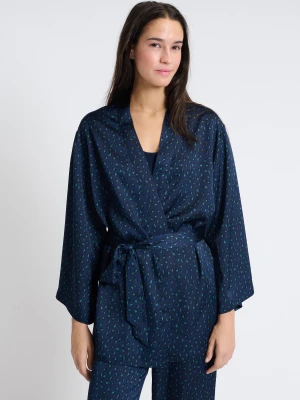 Satynowy szlafrok Etam