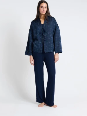 Piżama 3-częściowa satynowa Etam