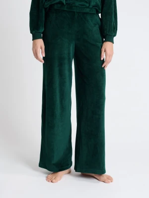 Spodnie piżamowe welurowe Etam