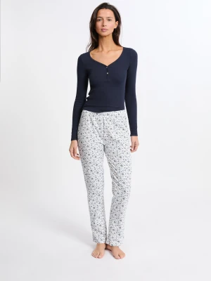 Piżama 2-częściowa we wzory z bawełną Etam