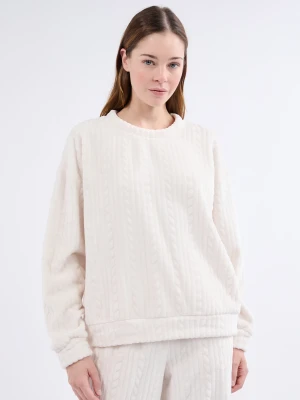 Bluza piżamowa z efektem weluru Etam