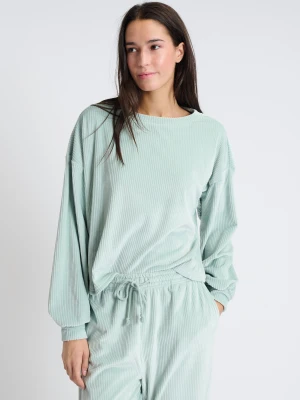 Bluza piżamowa welurowa Etam