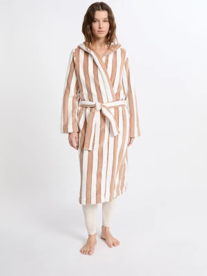 Szlafrok średniej długości w paski Etam