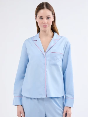 Koszula piżamowa z długimi rękawami z bawełny Etam