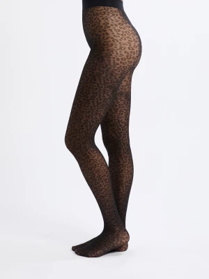 Rajstopy przezroczyste we wzory - 30D Etam
