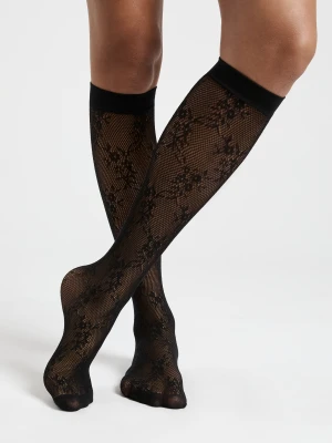 Skarpetki koronkowe we wzory Etam