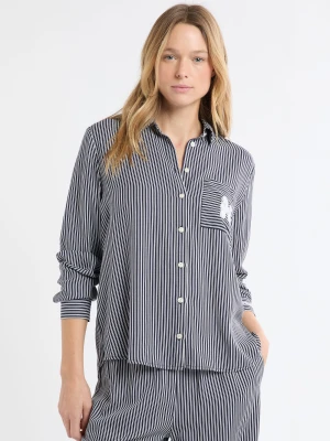 Koszula piżamowa w paski z haftem pudla Etam
