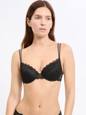 Biustonosz nr 4 - Lekkie wypełnienie w groszki Etam