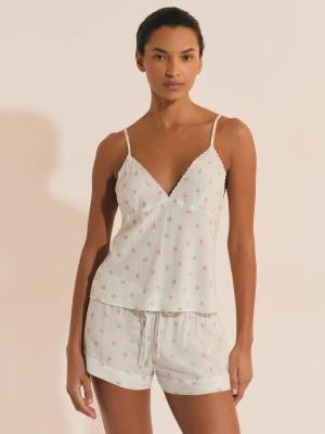 Koszulka piżamowa w kwiatowe wzory Etam