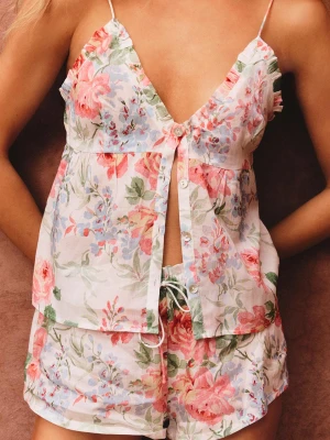 Szorty piżamowe w kwiatowy wzór Etam