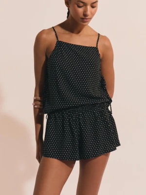 Góra od piżamy w kropki Etam