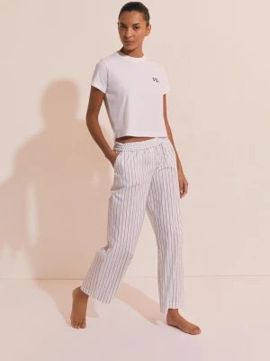 Spodnie piżamowe w paski Etam
