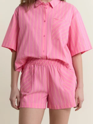 Szorty piżamowe w paski z bawełną Etam