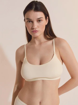 Biustonosz ciążowy typu bralette z zatrzaskami do karmienia Etam