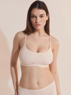 Biustonosz ciążowy typu bralette z zatrzaskami do karmienia Etam