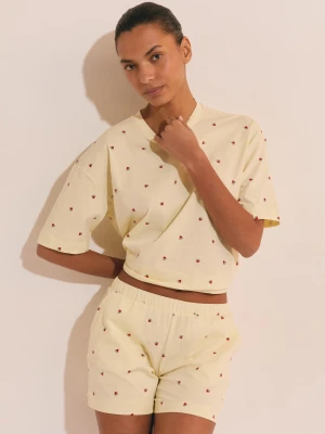 Dwuczęściowy zestaw piżamowy w wzór arbuzów Etam