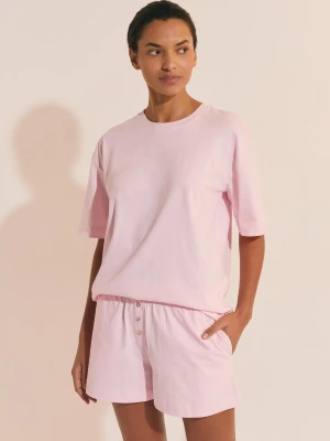 Koszulka piżamowa z krótkim rękawem z bawełny Etam
