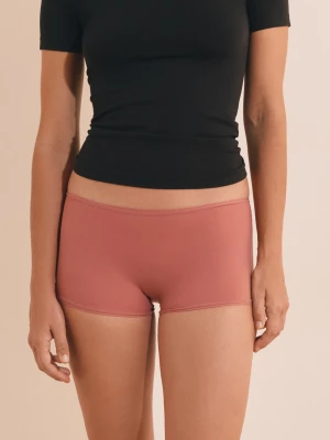 Szorty z mikrofibry Etam rose pale