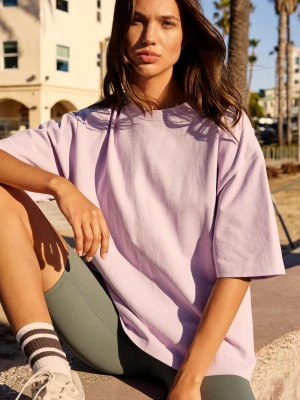T-shirt oversize z napisem „matcha club” Etam