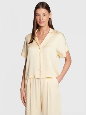 Etam Koszulka piżamowa Priya 6535088 Żółty Regular Fit