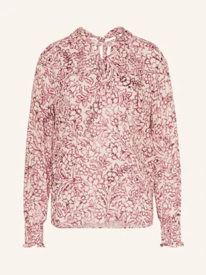 Eterna Bluzka Z Błyszczącą Przędzą I Wycięciami pink