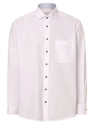 Eterna Comfort Fit Koszula męska - non-iron Mężczyźni Comfort Fit Bawełna biały jednolity,