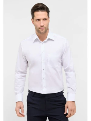 Eterna Koszula - Modern fit - w kolorze biało-granatowym rozmiar: 45