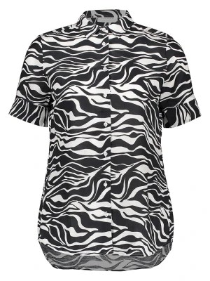 Eterna Koszula - Regular fit - w kolorze biało-czarnym rozmiar: 40