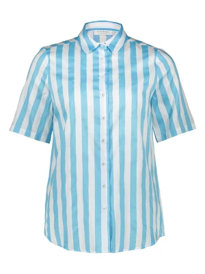 Eterna Koszula - Regular fit - w kolorze turkusowo-białym rozmiar: 46