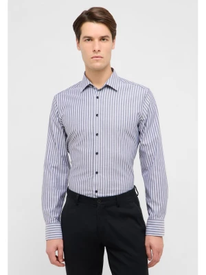 Eterna Koszula - Slim fit - w kolorze biało-szarym rozmiar: 44